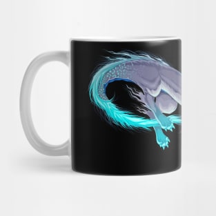 Isolated dragon in a dancing pose Mug